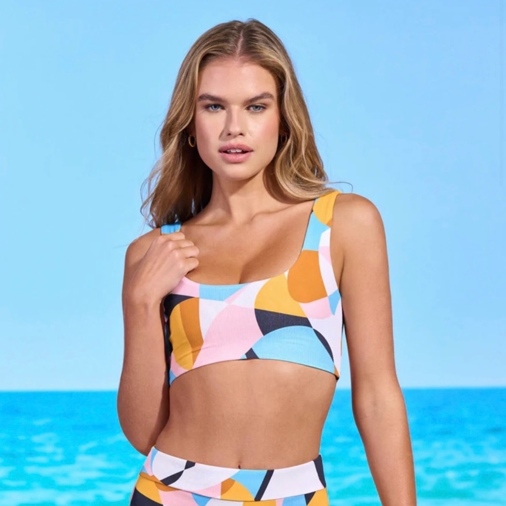 Maaji Picasso Izzy Sporty Bralette Bikini Top